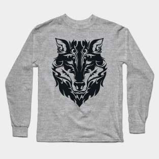 Tribal Wolf Long Sleeve T-Shirt